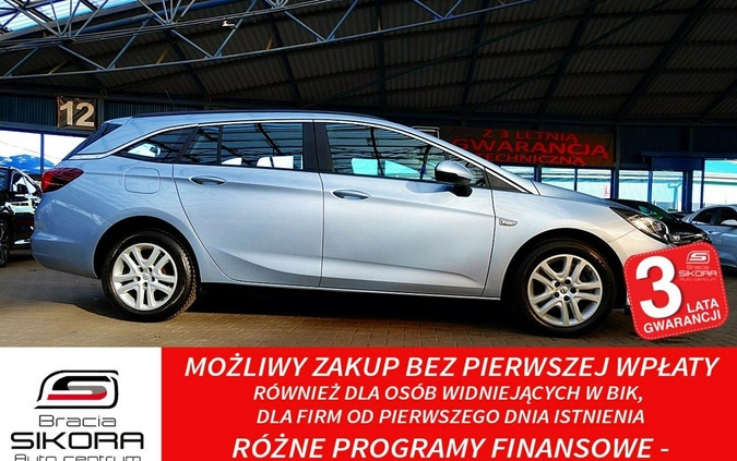 Opel Astra cena 56899 przebieg: 152000, rok produkcji 2019 z Rydułtowy małe 781